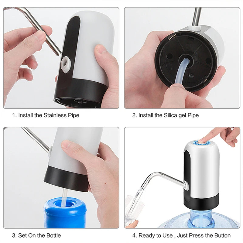 Electric Wireless Pumping Water Bottled
