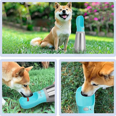 Zenticart Portable Dog Water Bottle 19oz – Leak-Proof Travel Pet Dispense