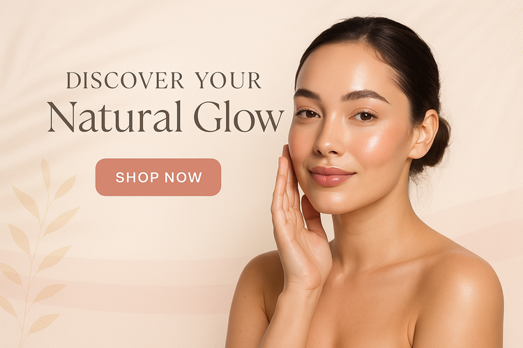 Health & Beauty girl Generate a nice banner with a good headline and image, and a shop now button.